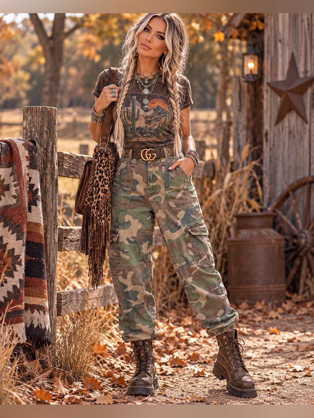 Almost Famous Camo Cargo Pants